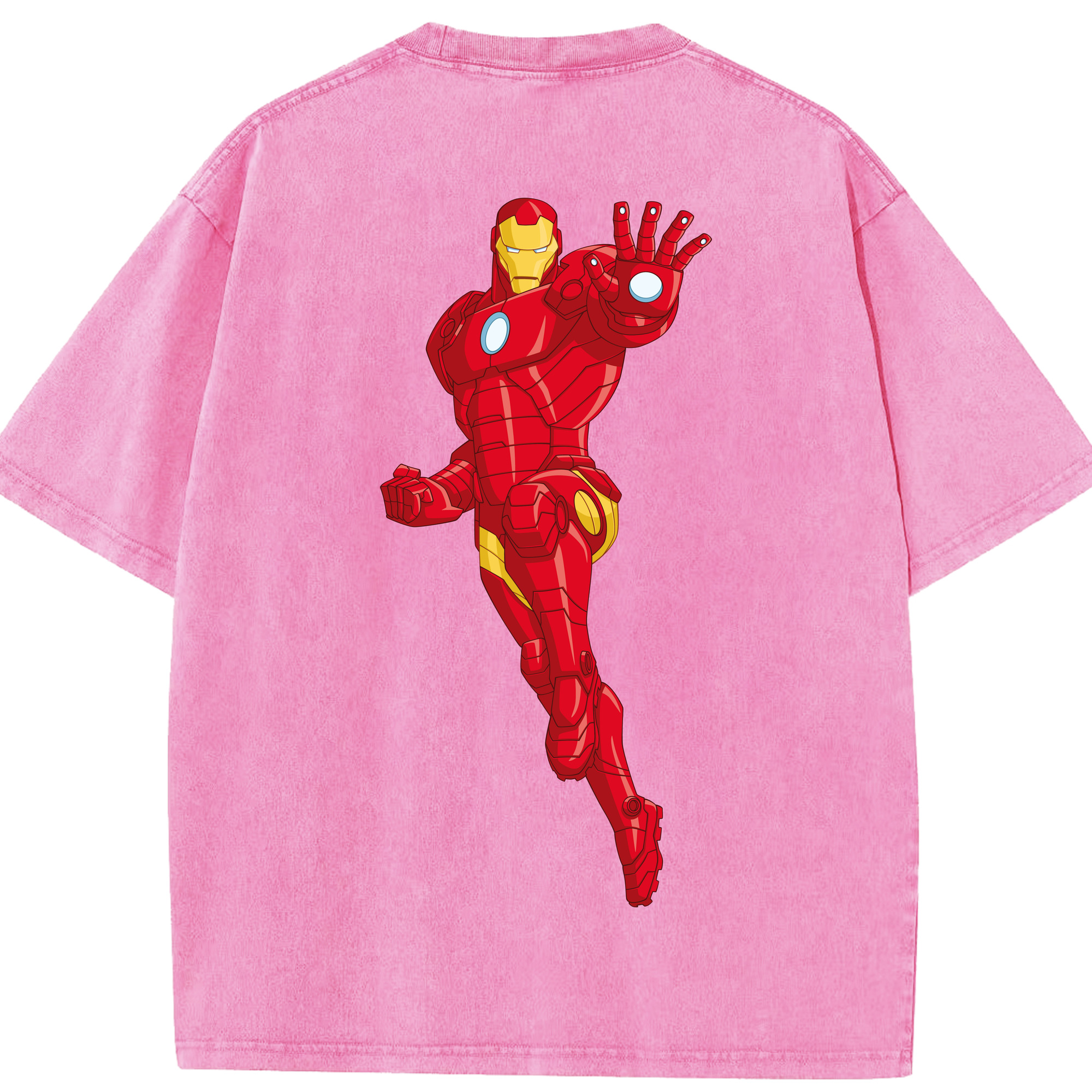（画像用） アベンジャーズ The Avengers 綿100% ヴィンテージ風 半袖Tシャツ（背面プリント）